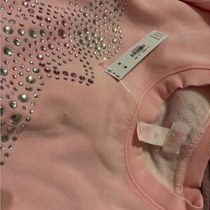 Victoria's Secret Pink Crystal-Embellished Sweatshirt